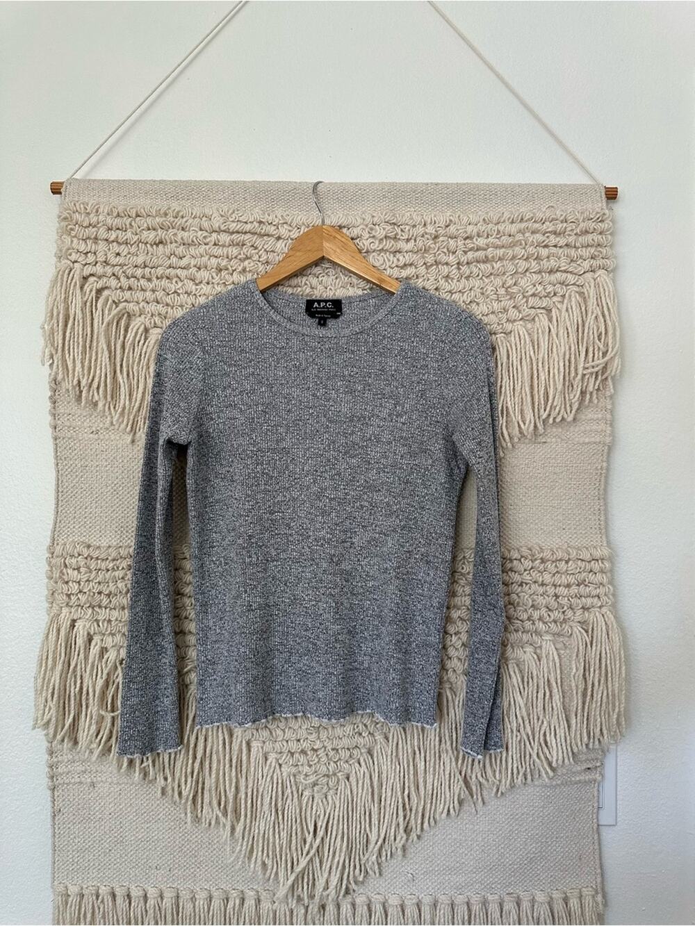 APC Lightweight Ribbed Sweater Top